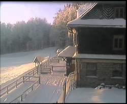 Terasa horského hotelu