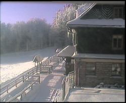 Terasa horského hotelu