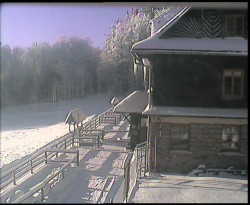 Terasa horského hotelu