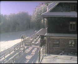 Terasa horského hotelu