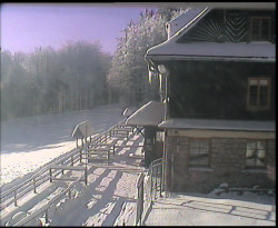 Terasa horského hotelu