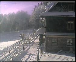 Terasa horského hotelu