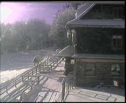 Terasa horského hotelu