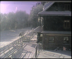 Terasa horského hotelu