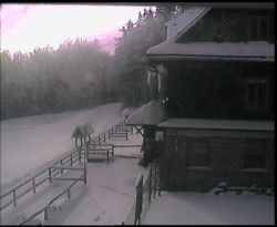 Terasa horského hotelu