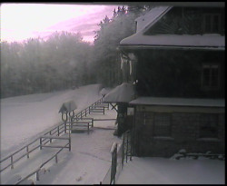 Terasa horského hotelu