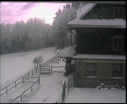 Terasa horského hotelu