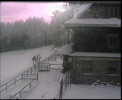 Terasa horského hotelu