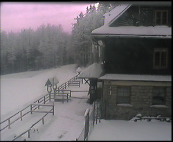 Terasa horského hotelu