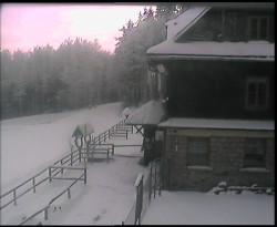 Terasa horského hotelu