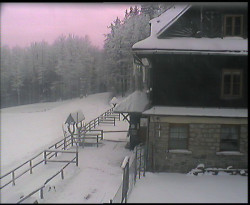 Terasa horského hotelu