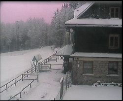 Terasa horského hotelu