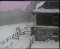 Terasa horského hotelu