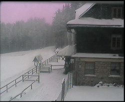 Terasa horského hotelu