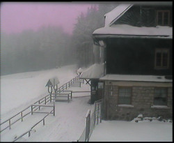 Terasa horského hotelu