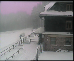 Terasa horského hotelu