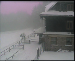 Terasa horského hotelu