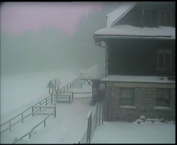 Terasa horského hotelu