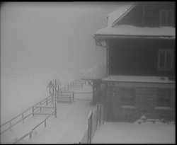 Terasa horského hotelu