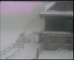 Terasa horského hotelu