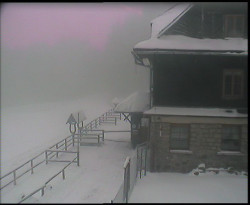 Terasa horského hotelu