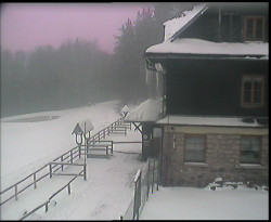 Terasa horského hotelu