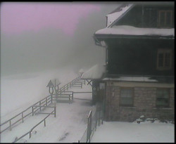 Terasa horského hotelu