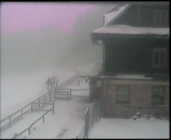 Terasa horského hotelu