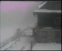 Terasa horského hotelu