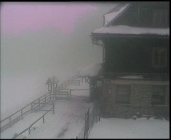 Terasa horského hotelu