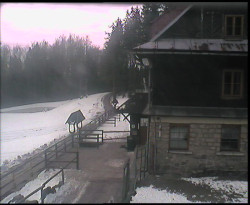 Terasa horského hotelu