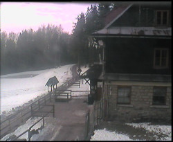Terasa horského hotelu
