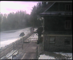 Terasa horského hotelu