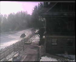 Terasa horského hotelu