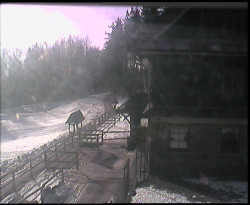 Terasa horského hotelu