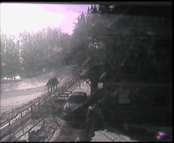 Terasa horského hotelu