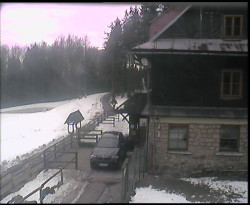 Terasa horského hotelu