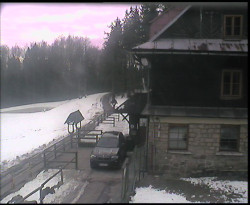 Terasa horského hotelu