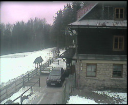 Terasa horského hotelu