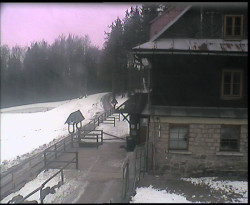 Terasa horského hotelu