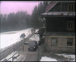 Terasa horského hotelu