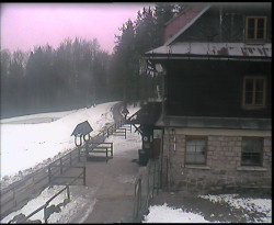 Terasa horského hotelu