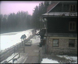 Terasa horského hotelu