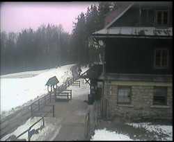 Terasa horského hotelu