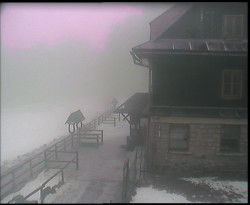 Terasa horského hotelu