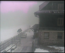 Terasa horského hotelu