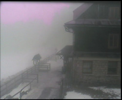 Terasa horského hotelu