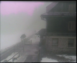 Terasa horského hotelu