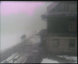 Terasa horského hotelu