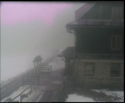 Terasa horského hotelu